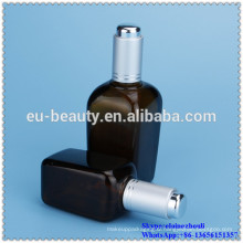 50ml empty square dropper bottle with press dropper